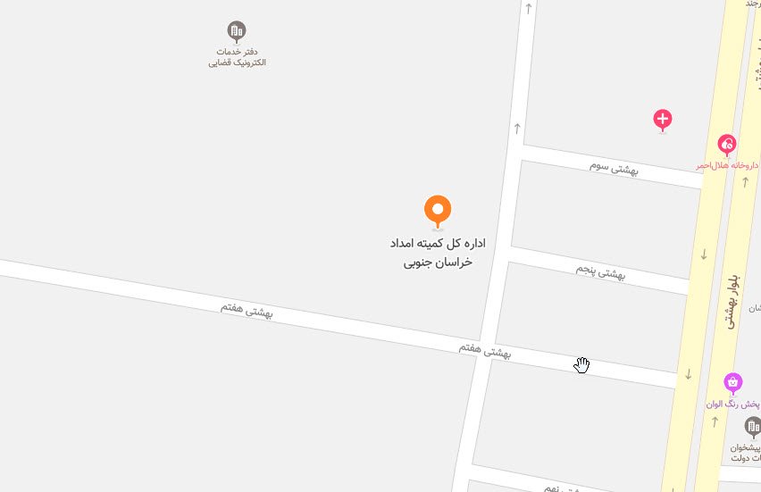 نقشه استان خراسان جنوبی