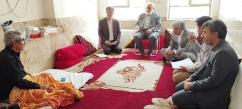 دیدار رئیس کمیته امداد با خانواده‌های تحت حمایت در شهرستان بیرجند