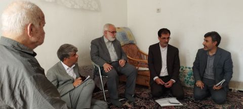 دیدار رئیس کمیته امداد با خانواده‌های تحت حمایت در شهرستان بیرجند
