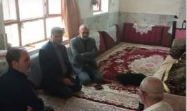 دلجویی قائم‌مقام کمیته امداد استان از نیازمندان قهستان